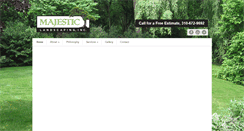 Desktop Screenshot of majesticlandscapinginc.com